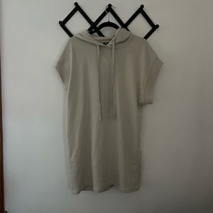 NWT Zara Lounge Hooded Sweatshirt Dress